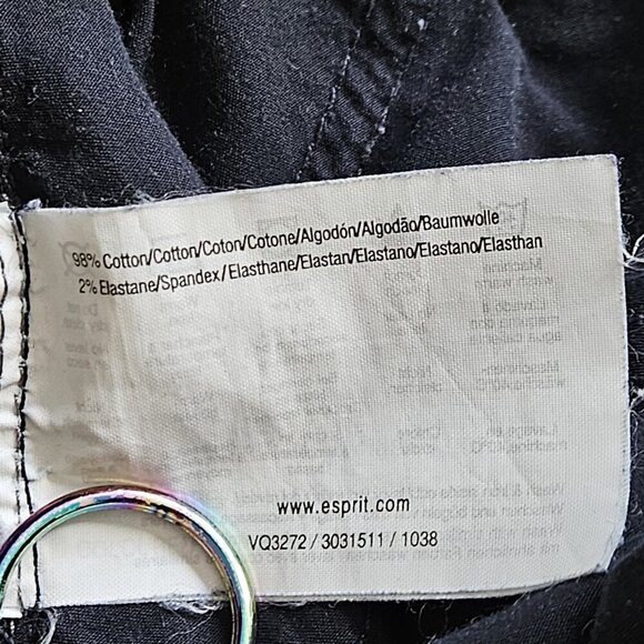 Esprit Collection Jeans Womens 2 Blue Low Rise Pockets Flare Stretch Y2K Hippie - Picture 12 of 16